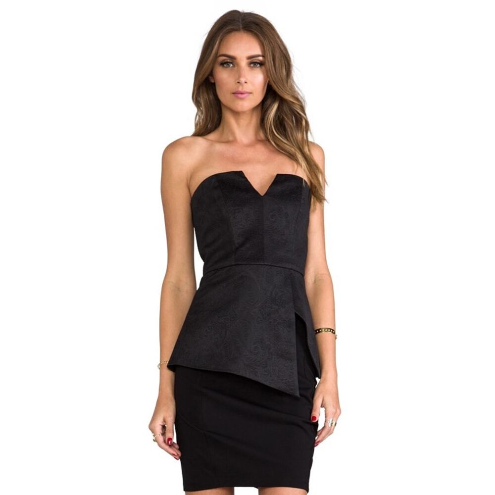 Finders Keepers Jump The Fall Bustier in Black Size XS